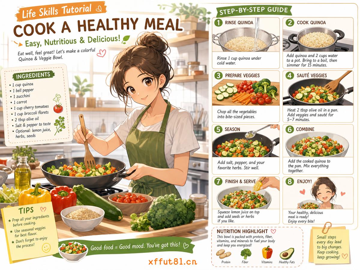 糖心生活技能动漫-健康饮食教程